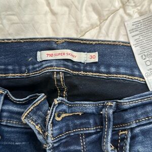 Jeans very worn